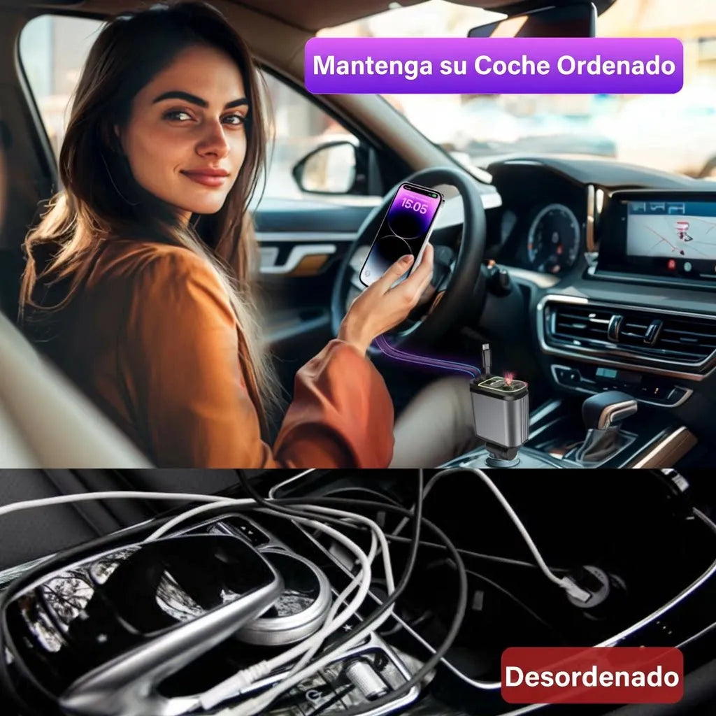 Cargador Retráctil Proyector Star