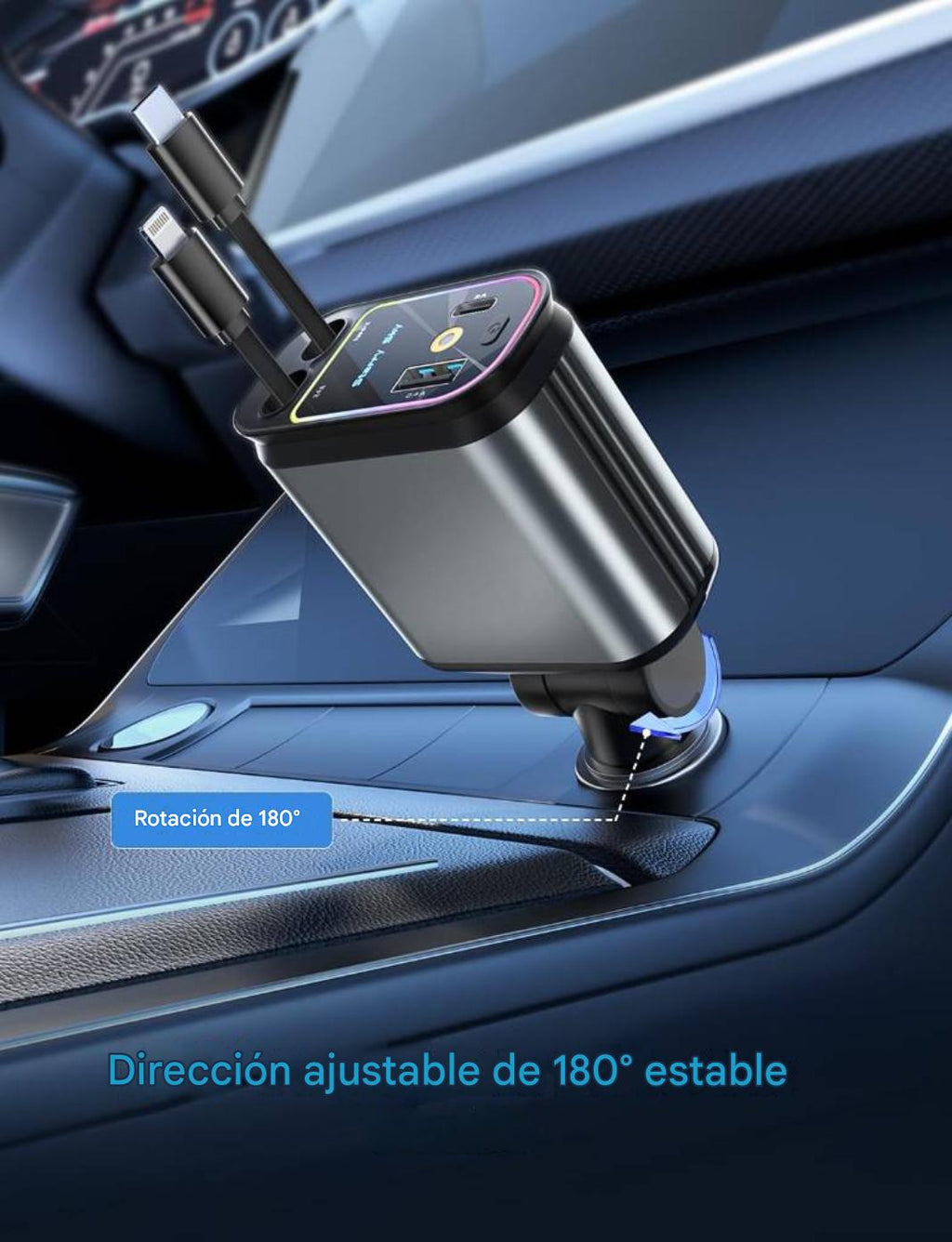 Cargador Retráctil Proyector Star